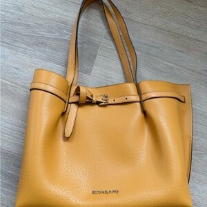 Michael Kors Mustard Leather Tote